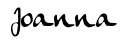 Joanna - signature 