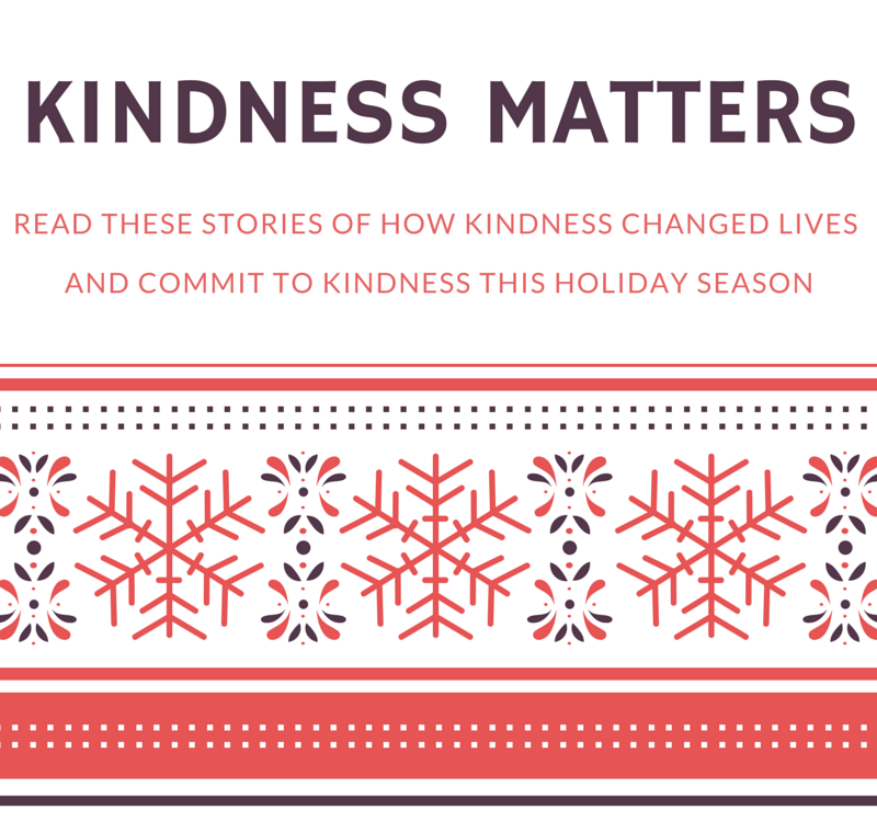 Holiday Sanity Tour: Why random acts of kindness matter