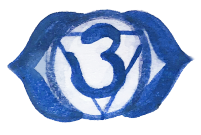 spiritual symbol - blue - horizontal