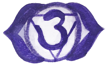spiritual symbol - purple - horizontal