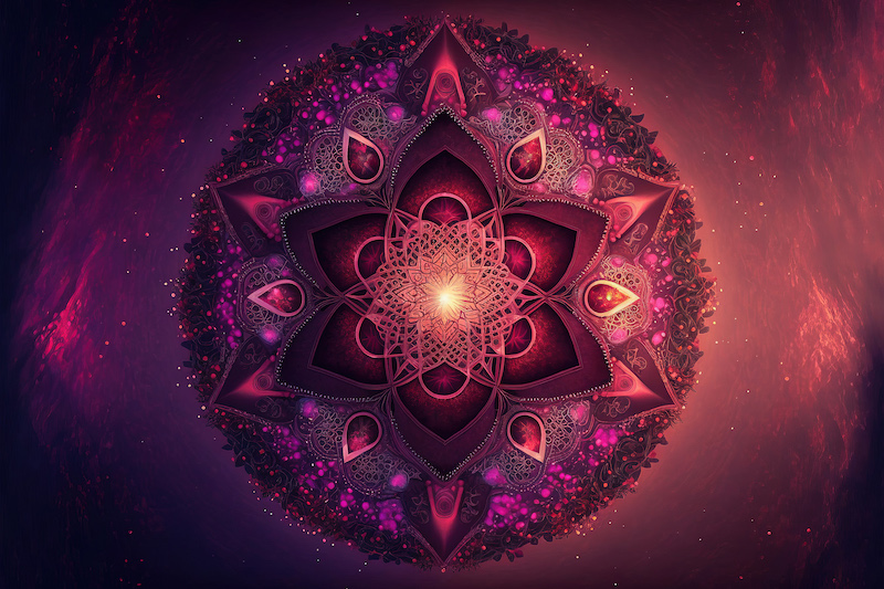 Draw a mandala, connect with your soul